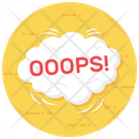 Oops Expression Exclamatory Word Icon