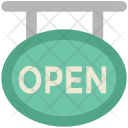 Open Sign Hanging Icon