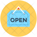 Open Shop Signboard Icon