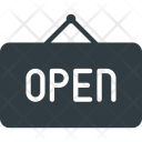 Open Sign Hanger Icon