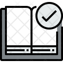Open Book Check Icon