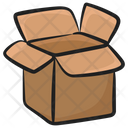 Cardboard Box Open Box Packaging Icon