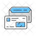 Open Envelope And Credit Card Icon