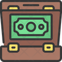Open Financial Briefcase Money Bag Financial Icon