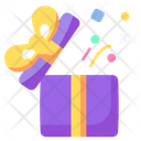 Open Gift Gift Surprise Icon