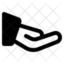 Open hand  Icon