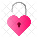 Open Heart Unlock Love Icon