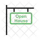 Open House Signboard Icon