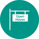 Signboard Open House Icon