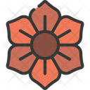 Open Lilly Flower Icon