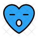 Facewithopenmouth Heart Emoji Icon