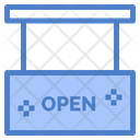Open Salon Open Shop Open Board Icon