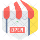 Open Shop Shop Sign Hanging Sign Icon