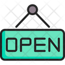 Label Open Store Icon