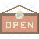 Open Shop Cafe Icon