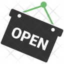 Open Sign Opening Icon