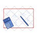 Notebook Textbook Study Icon