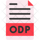 Openoffice Impress Presentation File  Icon