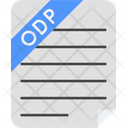 Openoffice Impress Presentation File  Icon