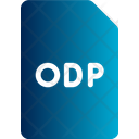 Openoffice Impress Presentation File  Icon