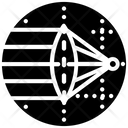 Optics Focal Length Focus Point Icon