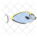 Orange Spine Unicornfish Sea Creature Animal Icon