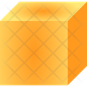 Orange Three Dimensional Figure Symbol