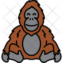 Orangutan Monkey Golilla Icon