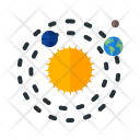 Planets Sun Orbit Icon