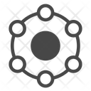 Orbits Moon Revolve Icon