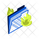 Ordner Brennen Symbol