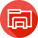 Ordner Datei Bundel Symbol