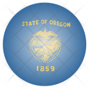 Oregon Us State Icon