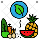 Organic Food Vegetarian Icon