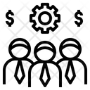 Workmen Staff Teamwork Icon
