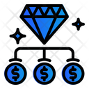 Organization Diamond Money Icon
