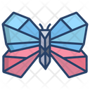 Origami Butter Fly Icon