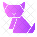 Origami Cat Icon