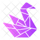 Origami Swan Icon