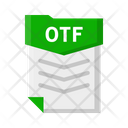File Otf Document Icon