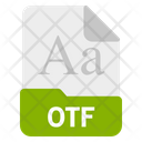 Otf File Format Icon