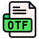 Otf File Type File Format Icon