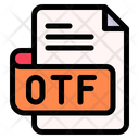 Otf File Type File Format Icon