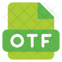 Otf Document File Format Icon