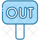 Out Exit Gate Icon