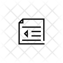 Outdent Alignment File Icon