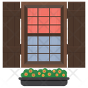 Outdoor Window Window Shutter Exterior Shutter Icon