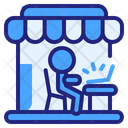 Coffee Shop Cafe Work Icon