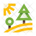 Outdoors Trees Meadow Icon