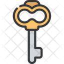 Oval Key Key Password Icon